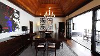 amazing dining room of Saint Barth Villa Silver Rainbow luxury holiday home, vacation rental
