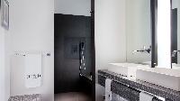 cool shower area in Saint Barth Luxury Villa Eternity holiday home, vacation rental