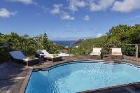 cool swimming pool of Saint Barth Villa Joe luxury holiday home, vacation rental