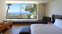 pristine bedding in Saint Barth Villa Artepea luxury holiday home, vacation rental