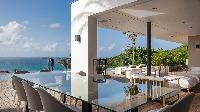 cool lanai of Saint Barth Villa Neo luxury holiday home, vacation rental