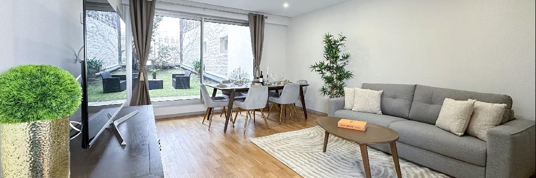 1553: Chic Flat with a Garden near Trocadéro