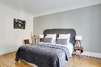 awesome bedroom of République - Voltaire luxury apartment