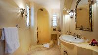 cool rain shower in Saint Barth Villa Mauresque luxury holiday home, vacation rental