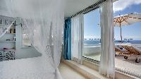clean bedroom linens in Saint Barth Villa Mauresque luxury holiday home, vacation rental