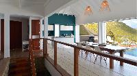 cool dining area in Saint Barth Villa Flamands Bay luxury holiday home, vacation rental