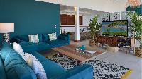cool sitting area in Saint Barth Villa Flamands Bay luxury holiday home, vacation rental
