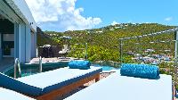 marvelous balcony of Saint Barth Villa Flamands Bay luxury holiday home, vacation rental