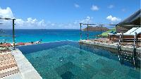 amazing infinity pool of Saint Barth Villa Flamands Bay luxury holiday home, vacation rental