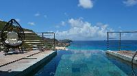 awesome infinity pool of Saint Barth Villa Flamands Bay luxury holiday home, vacation rental