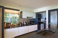 modern kitchen appliances in Saint Barth Villa Cumulus luxury holiday home, vacation rental