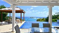 cool terrace of Saint Barth Villa - Bel Ombre luxury holiday home, vacation rental