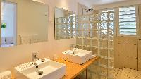 clean bathroom in Saint Barth Villa - Bel Ombre luxury holiday home, vacation rental