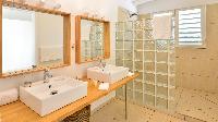 elegant bathroom in Saint Barth Villa - Bel Ombre luxury holiday home, vacation rental