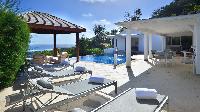 cool poolside of Saint Barth Villa - Bel Ombre luxury holiday home, vacation rental