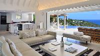 awesome living room of Saint Barth Villa - Bel Ombre luxury holiday home, vacation rental