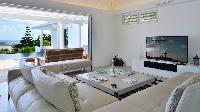 amazing living room of Saint Barth Villa - Bel Ombre luxury holiday home, vacation rental