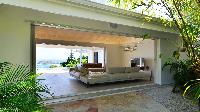 cool patio of Saint Barth Villa - Bel Ombre luxury holiday home, vacation rental