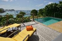 awesome sea view from Saint Barth Villa Petit Saint Louis luxury holiday home, vacation rental