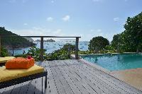 amazing sea view from Saint Barth Villa Petit Saint Louis luxury holiday home, vacation rental