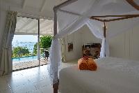clean bed sheets in Saint Barth Villa Petit Saint Louis luxury holiday home, vacation rental