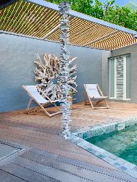 amazing pool of Saint Barth Villa Roche Brune luxury holiday home, vacation rental