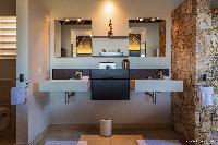 clean lavatory in Saint Barth Villa Acamar luxury holiday home, vacation rental