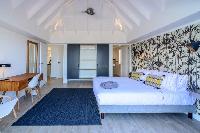 fresh bed sheets in Saint Barth Villa Lagon Rose luxury holiday home, vacation rental