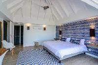 clean bedroom linens in Saint Barth Villa Lagon Rose luxury holiday home, vacation rental