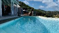 awesome pool of Saint Barth Villa Lagon Rose luxury holiday home, vacation rental