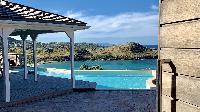 cool swimming pool of Saint Barth Villa Lagon Rose luxury holiday home, vacation rental
