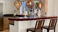 cool breakfast bar of Saint Barth Villa Lagon Rose luxury holiday home, vacation rental