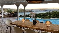 awesome waterfront Saint Barth Villa Lagon Rose luxury holiday home, vacation rental