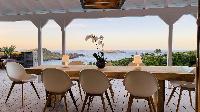 awesome sea view from Saint Barth Villa Lagon Rose luxury holiday home, vacation rental