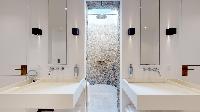 clean lavatory in Saint Barth Villa Romane luxury holiday home, vacation rental