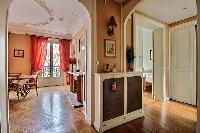 elegant interior in a 2-bedroom Paris luxury apartment