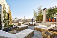 beautiful roof terrace of Passy - Raphael 3 Bedrooms luxury apartment